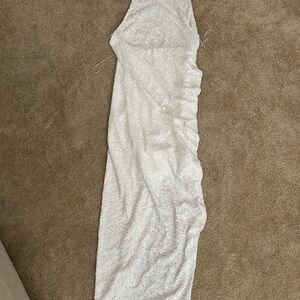 Amanda Uprichard White Backless Dress